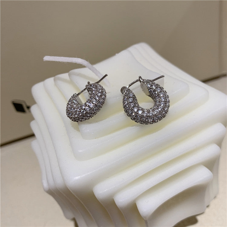 Diamante Hoop earring