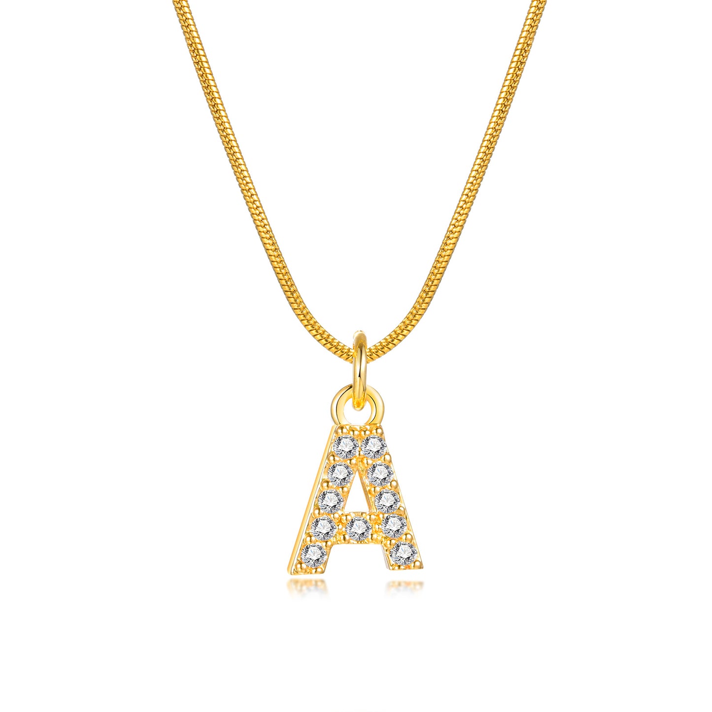 Gold Plated Letter Necklace