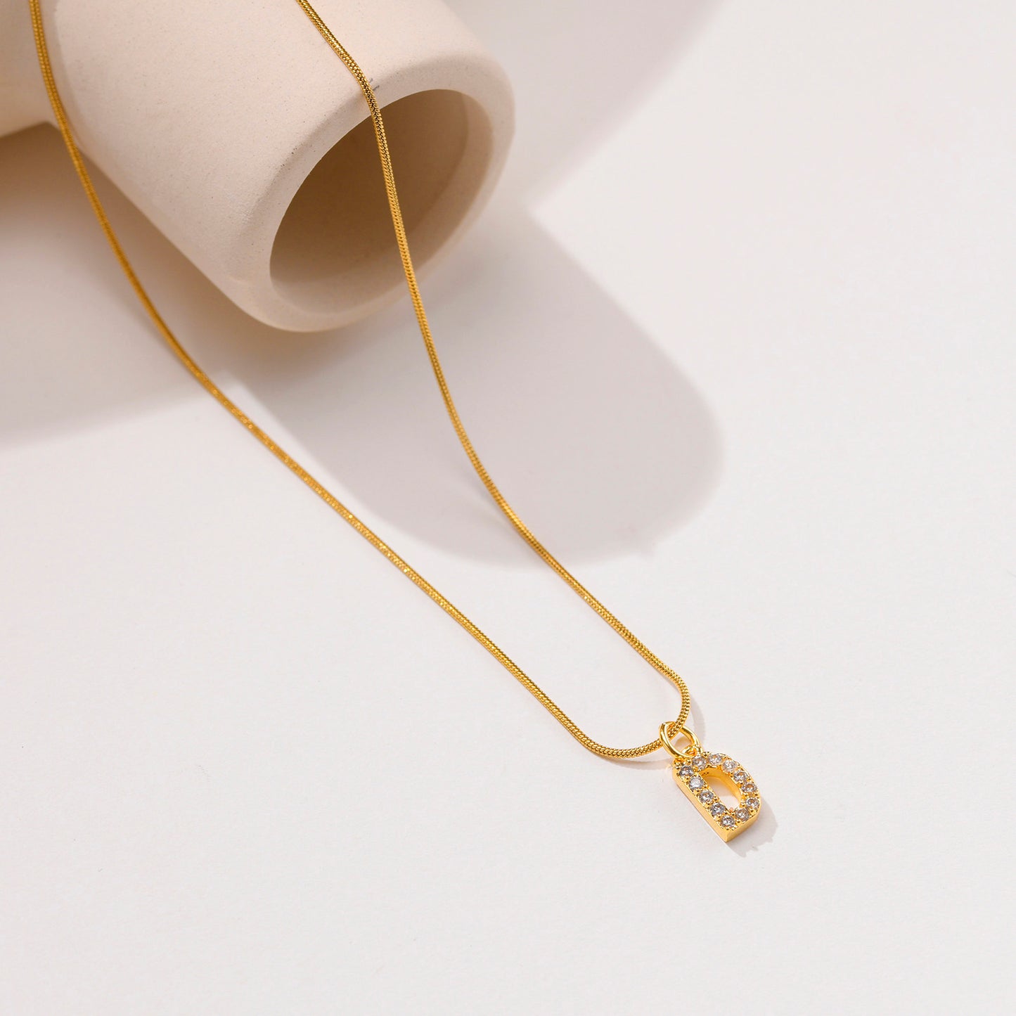 Gold Plated Letter Necklace