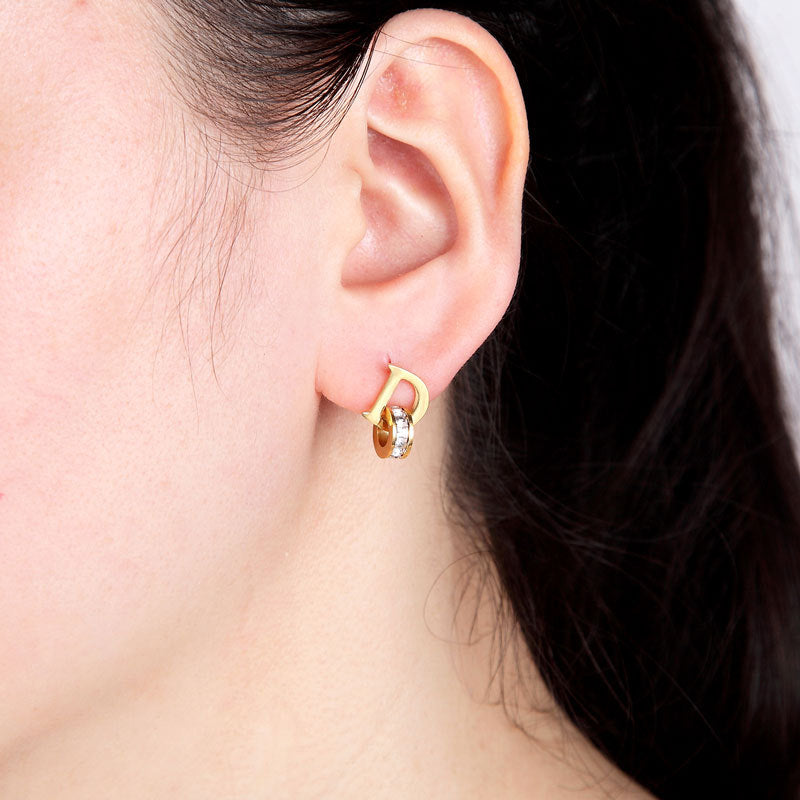 LUX D EARRING STUDS