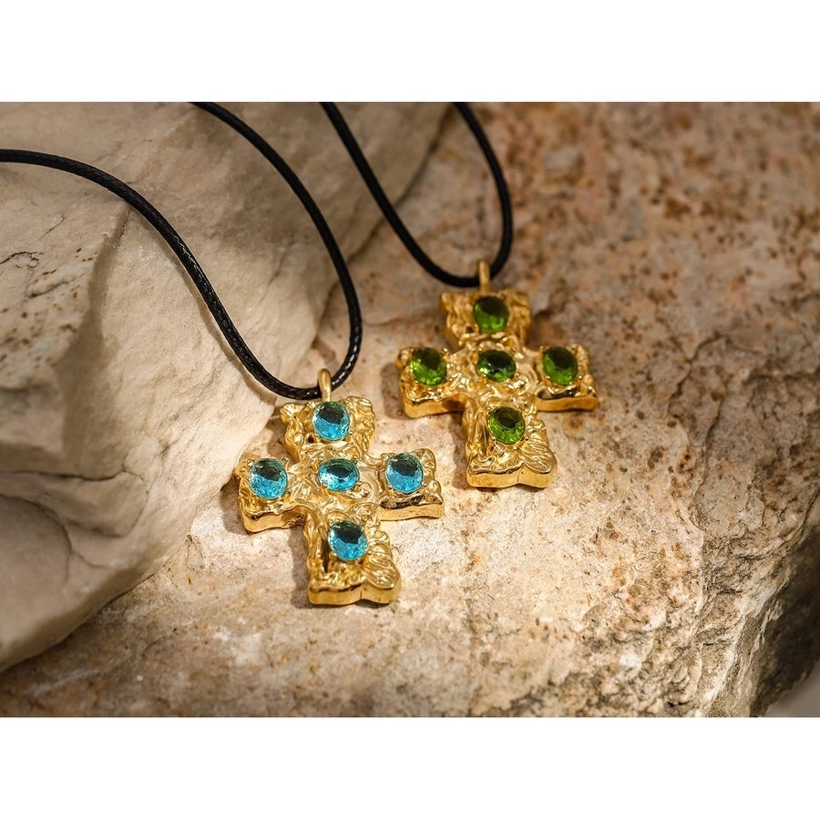 Color Cross Necklace