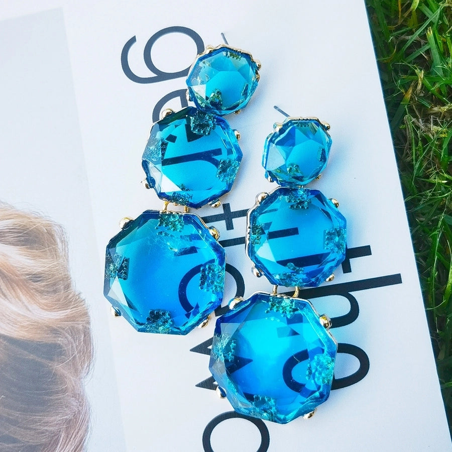 Acrylic drop Earrings