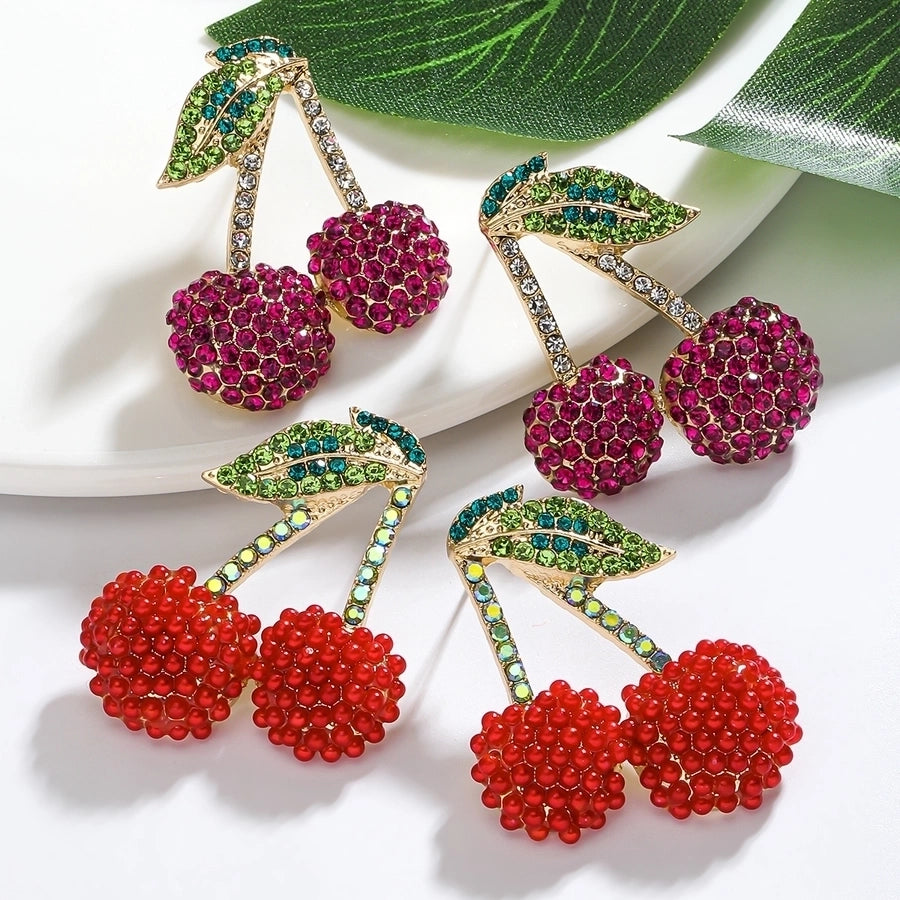 Juicy Fruit Bling Earrings