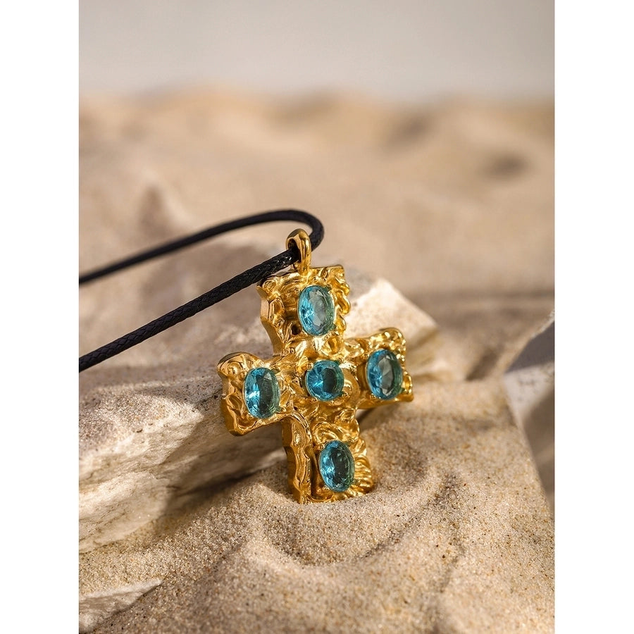 Color Cross Necklace