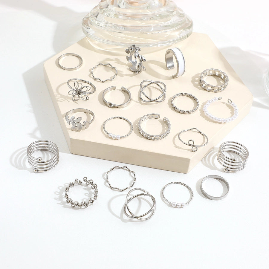 Silver Stacked Rings