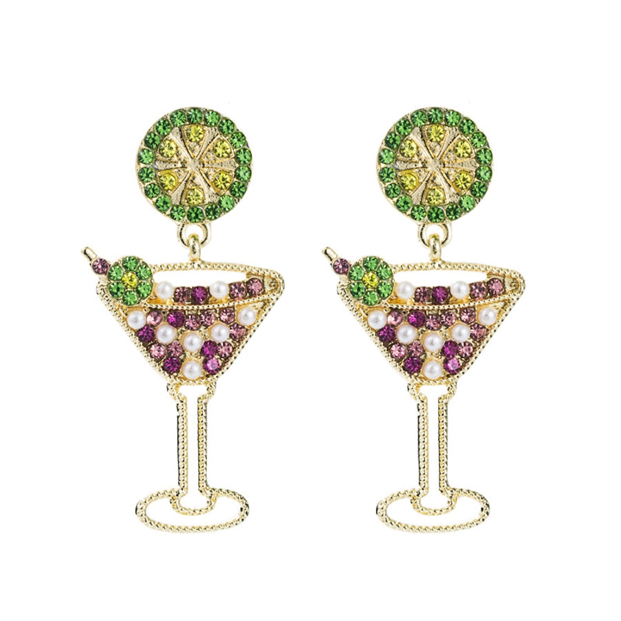 Martini Me stud earrings