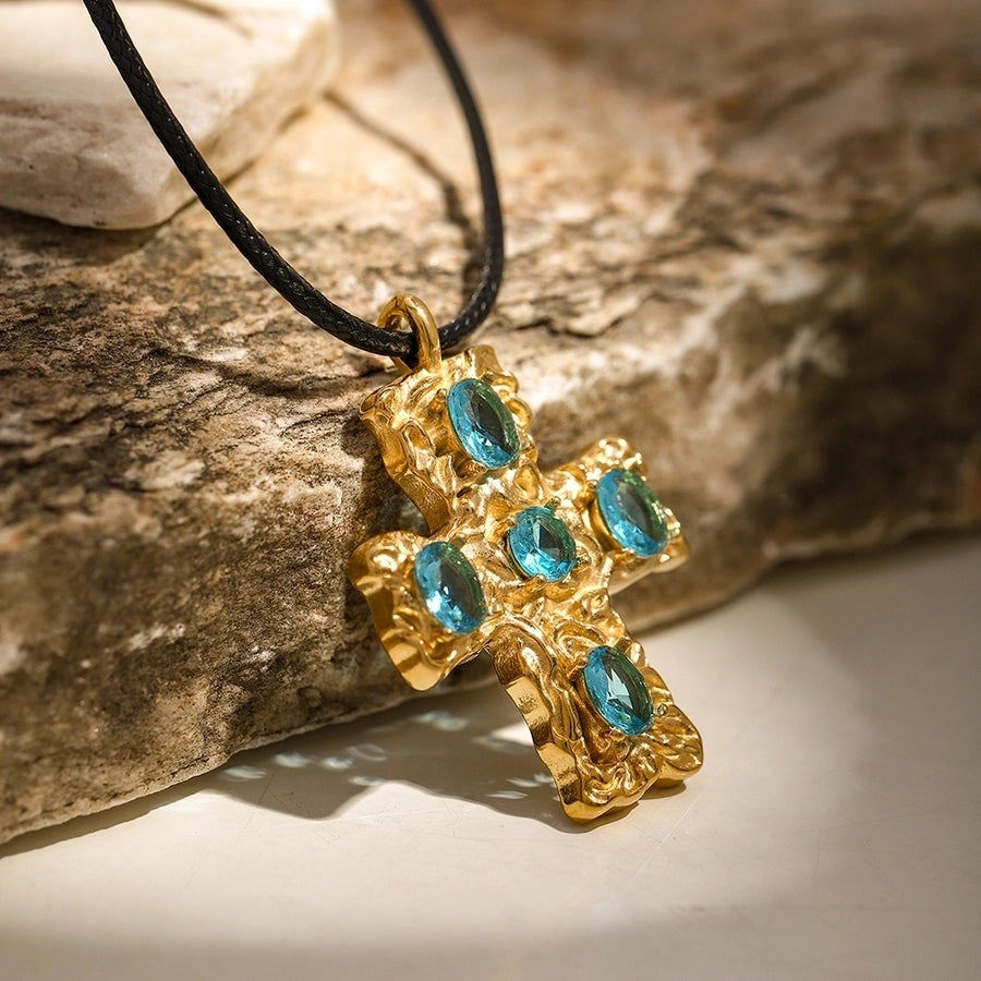 Color Cross Necklace