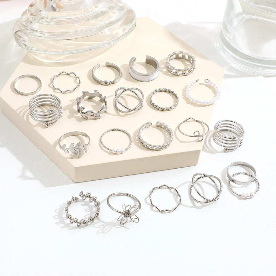 Silver Stacked Rings