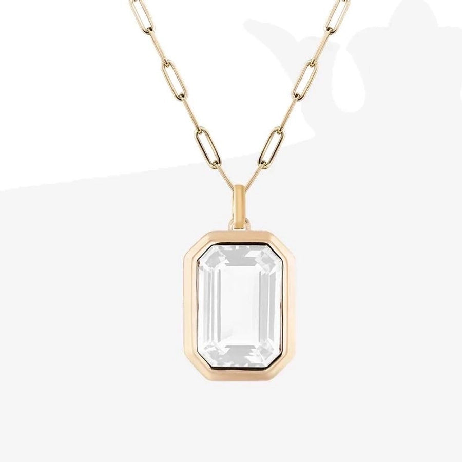 Square Pendent Necklace